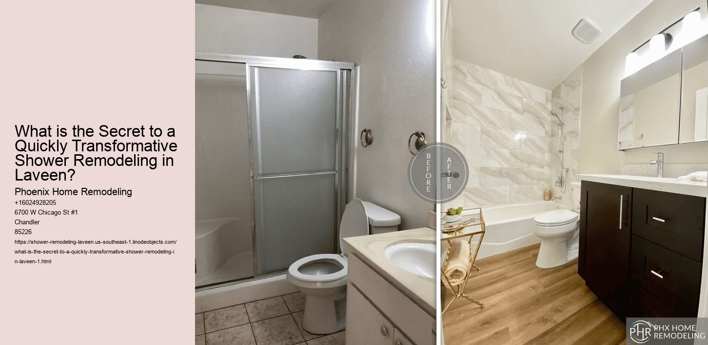 What is the Secret to a Quickly Transformative Shower Remodeling in Laveen?