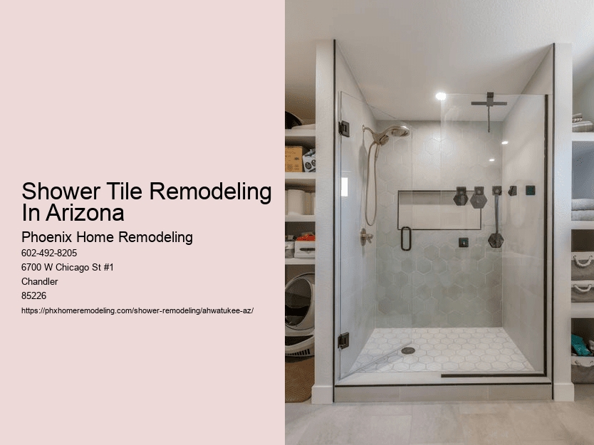 Shower Tile Remodeling In Arizona
