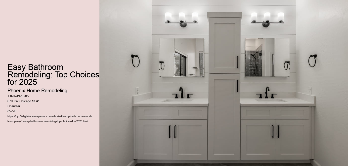 Easy Bathroom Remodeling: Top Choices for 2025