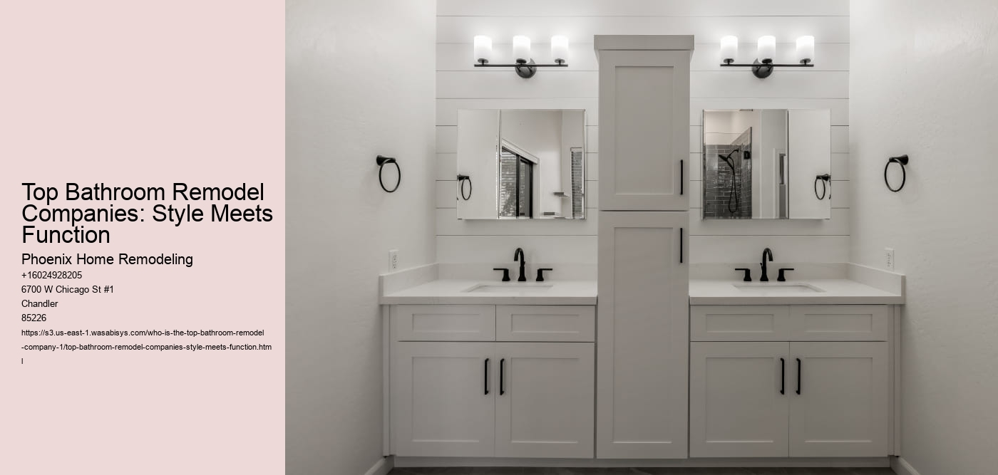 Top Bathroom Remodel Companies: Style Meets Function Phoenix Home Remodeling Top Bathroom Remodel Companies: Style Meets Function
